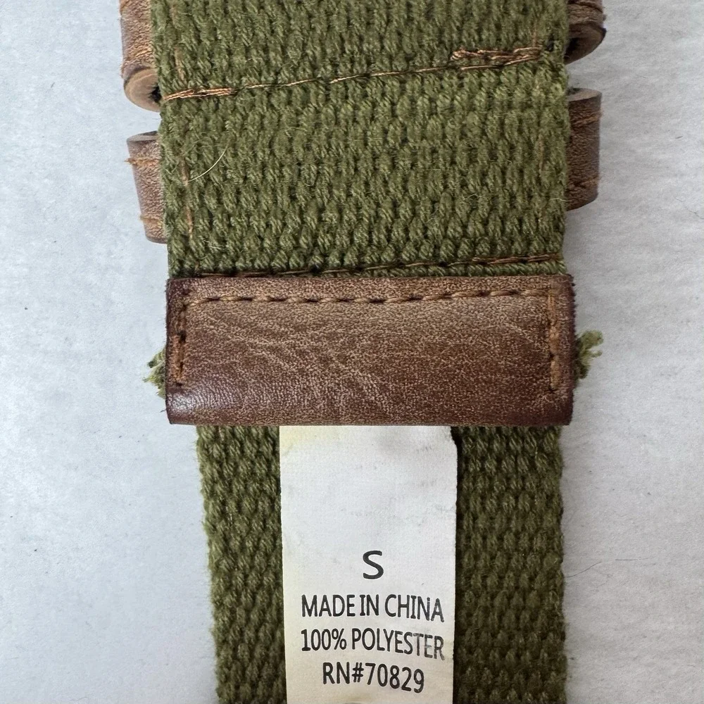 Green Patch Belt Size Small Adjustable Punk‎ Grunge Utility Military Green Y2K